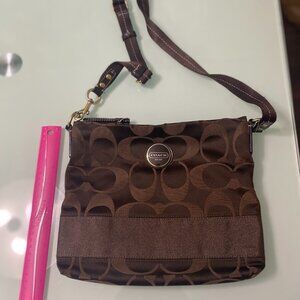 Coach Cross Body Bag Brown